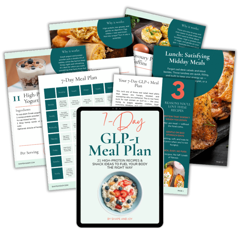 Free GLP1 Meal Plan - Shape & Joy