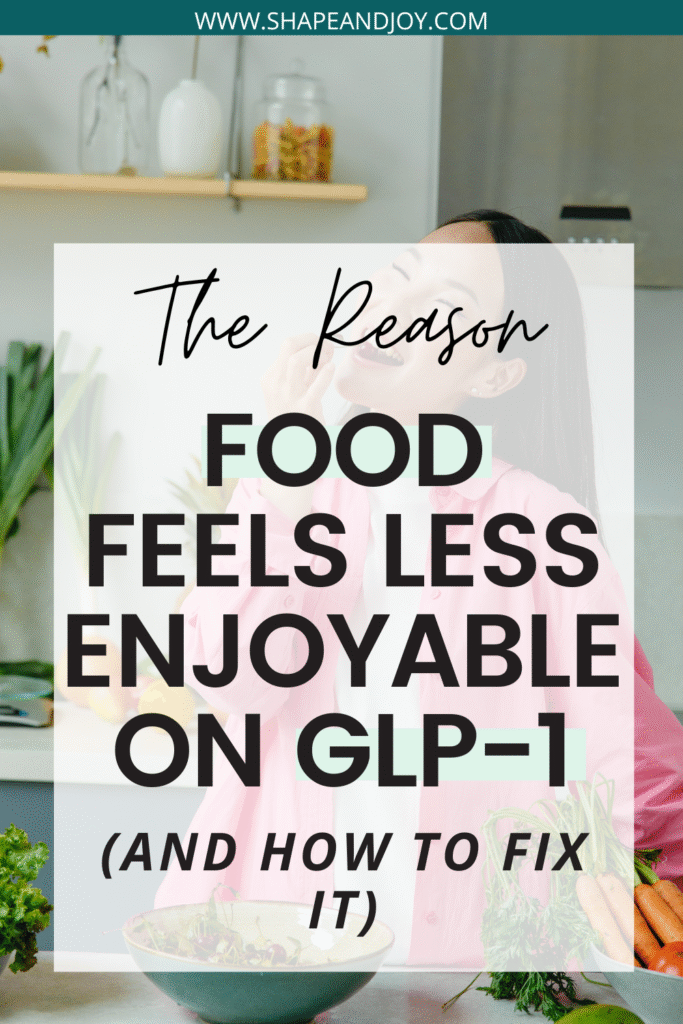 food less enjoyable