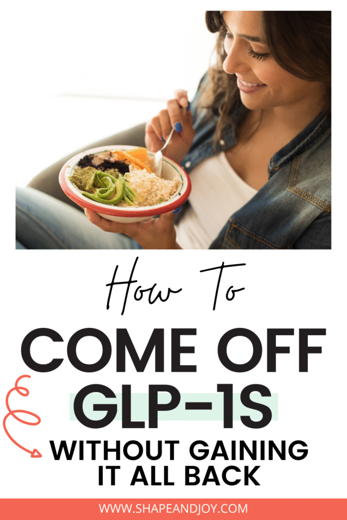 COME OFF GLP-1'S