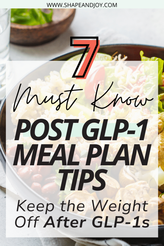 Post-GLP-1 Meal Plan
