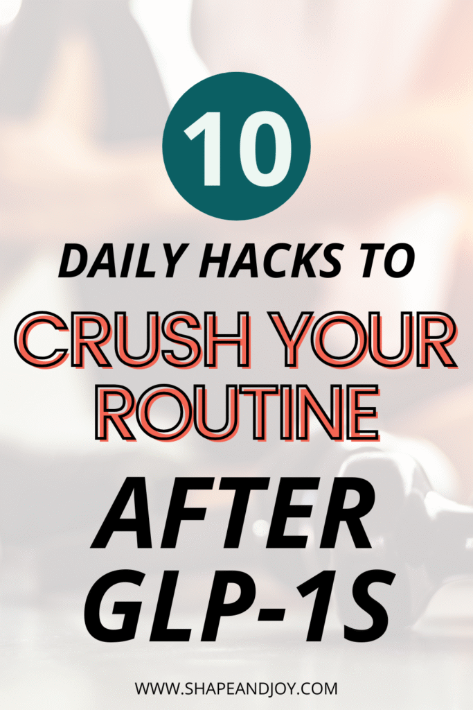 Stay on Track After GLP-1s