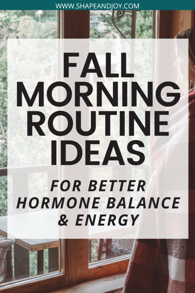 fall morning routine