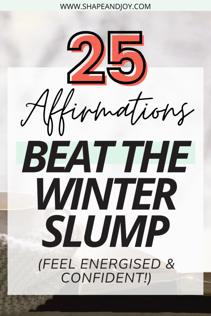 WINTER ARC AFFIRMATIONS