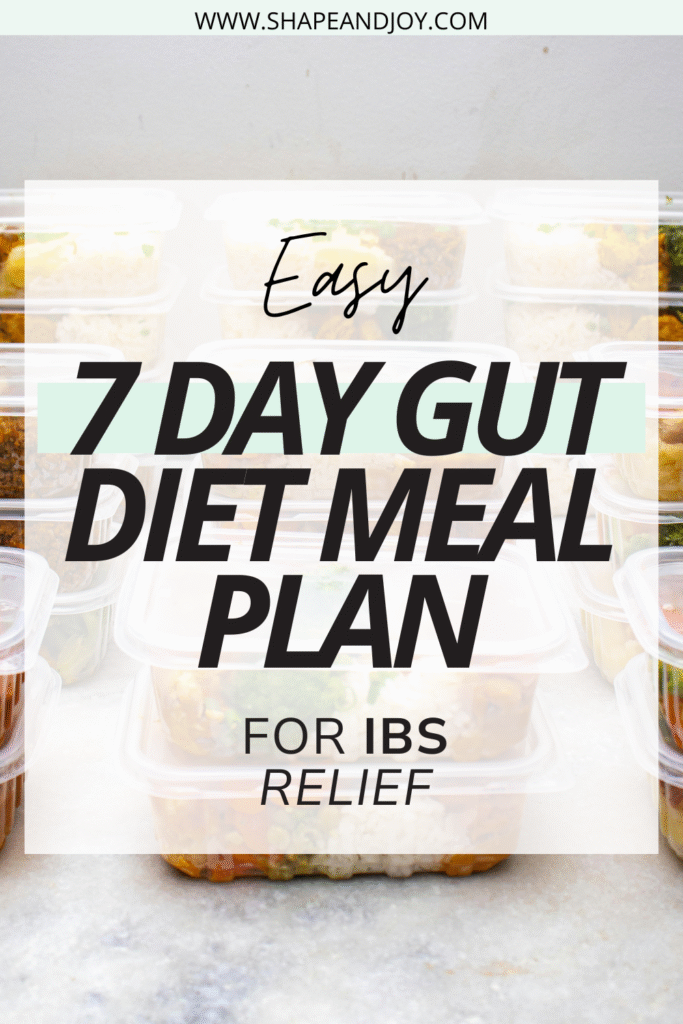IBS Meal Plan