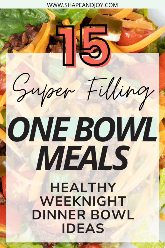 one-bowl dinners