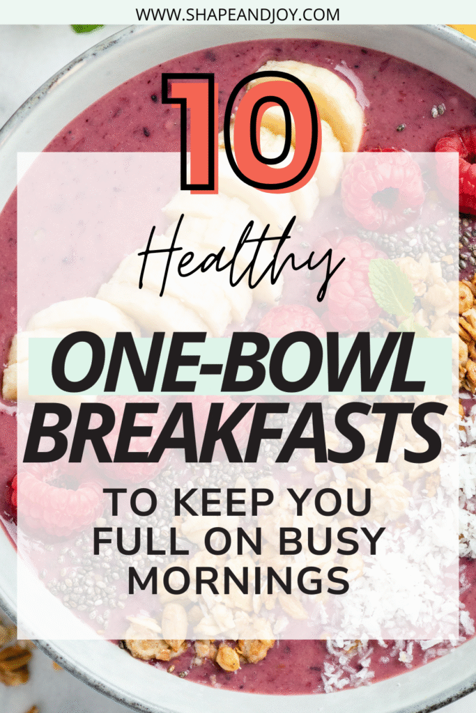 one-bowl breakfasts