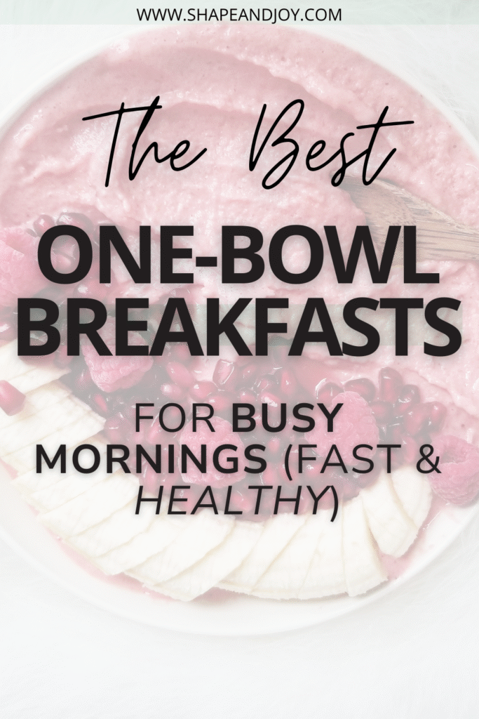one-bowl breakfasts