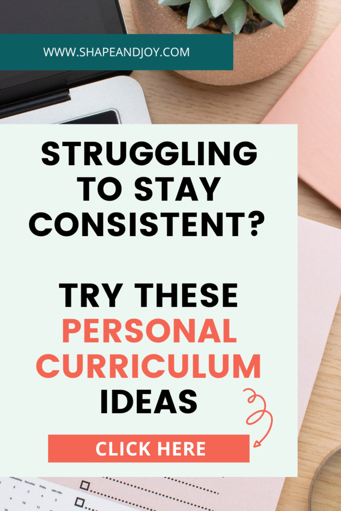 personal curriculum ideas