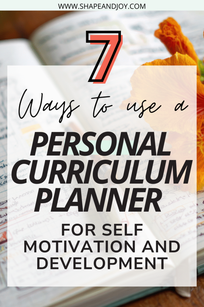 Personal Curriculum Planner