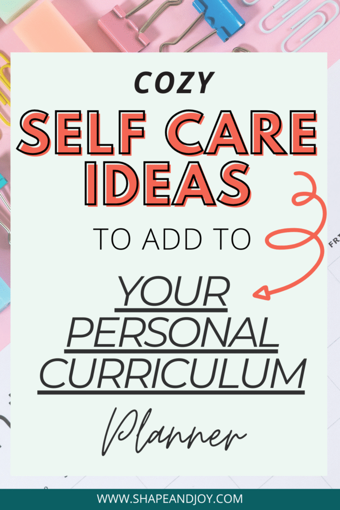 personal curriculum ideas