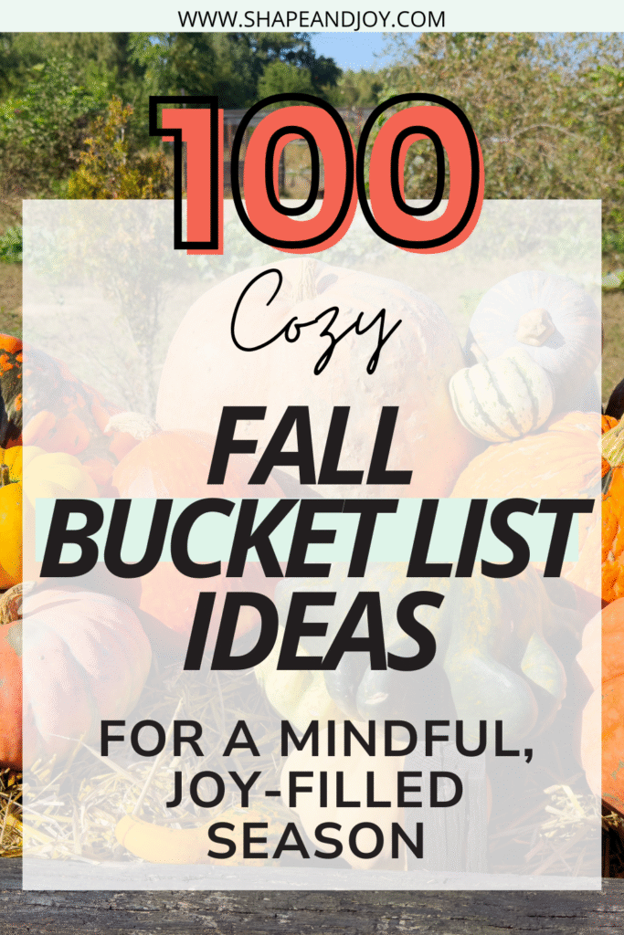 FALL BUCKET LIST