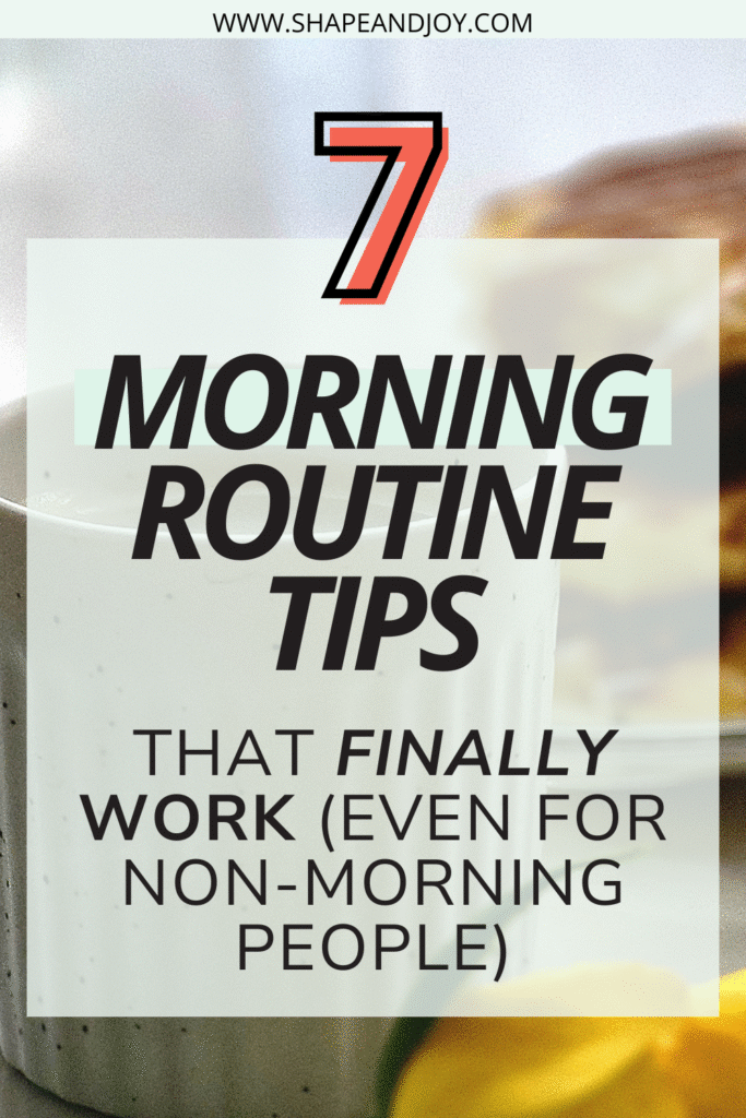 morning routine