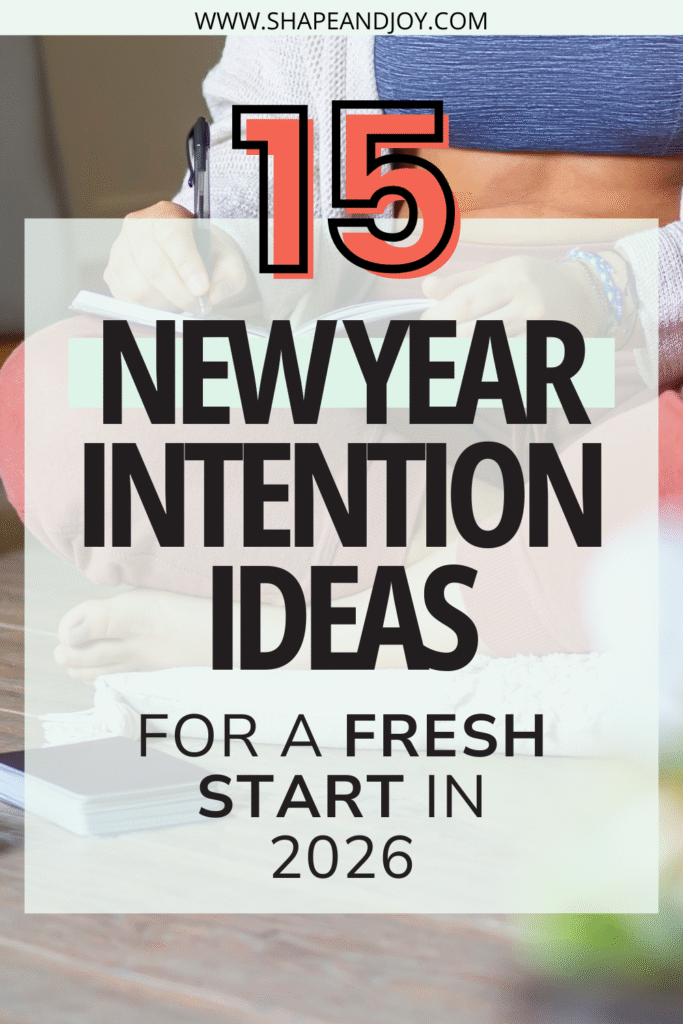 new year intention ideas