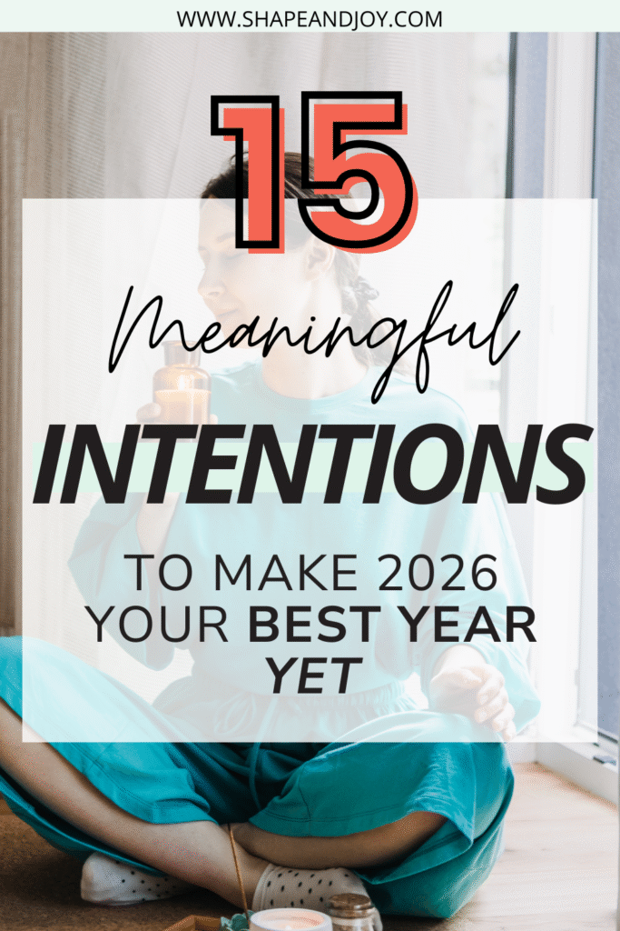 new year intention ideas