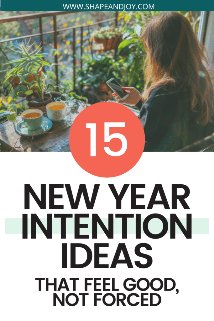 new year intention ideas
