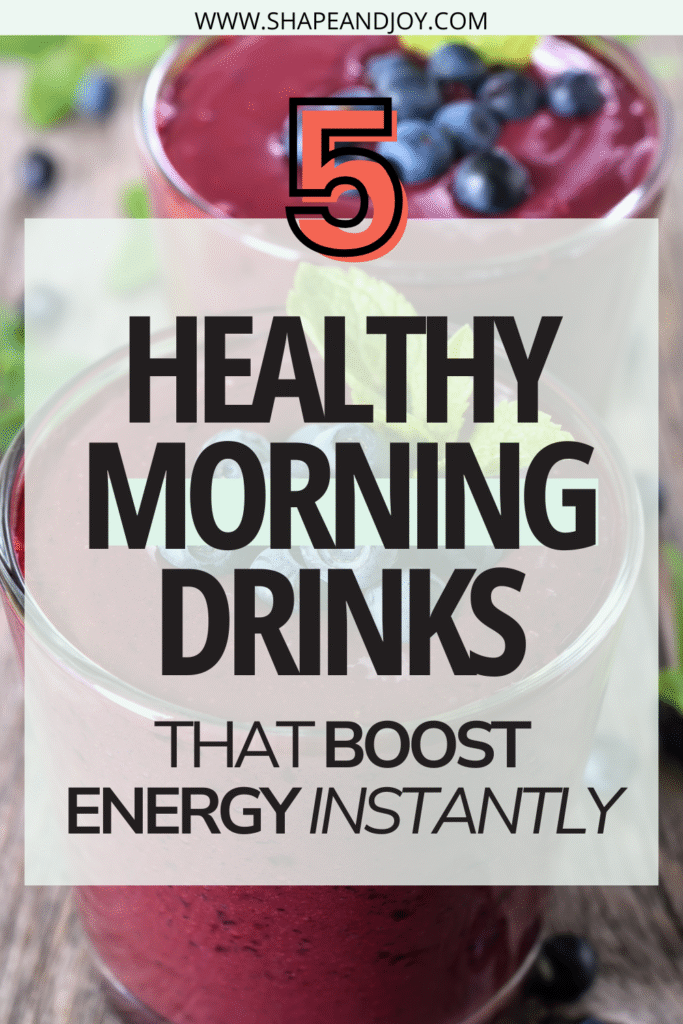 healthy morning drinks