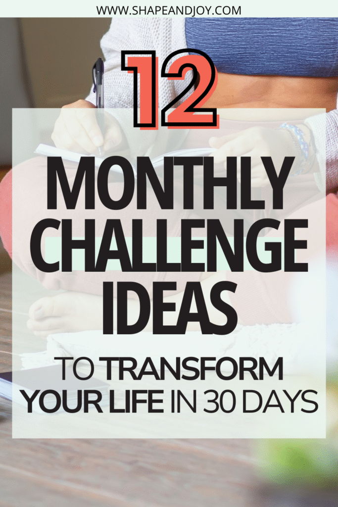 monthly challenge ideas
