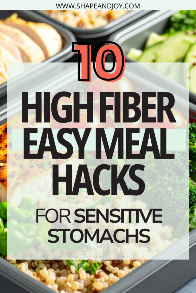 High Fiber Easy Meals